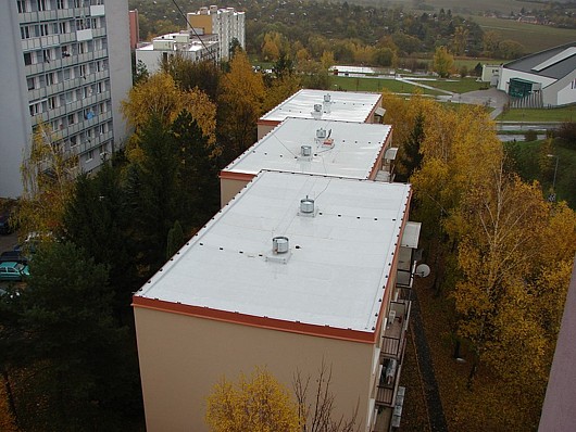 Povlaková krytina rovné střechy